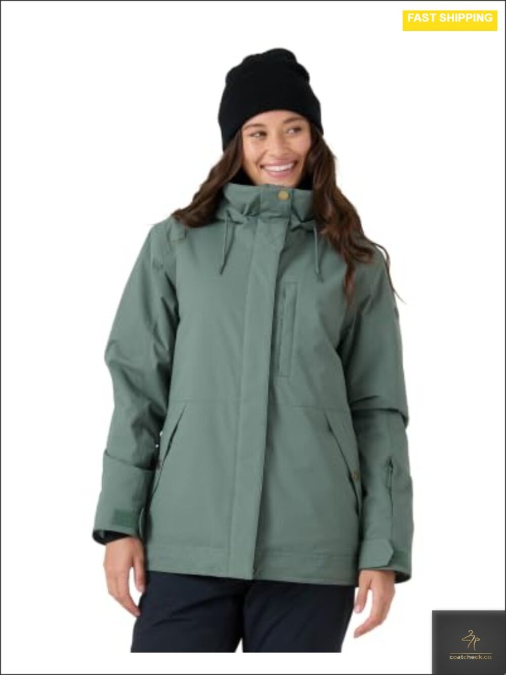 Women's 10K Waterproof Insulated Ski Snowboard Jacket WarmFlight Eco